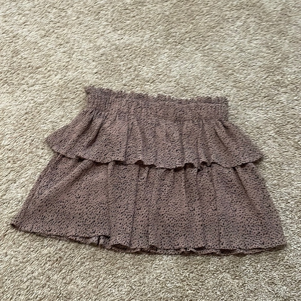 the impeccable pig pattern skirt